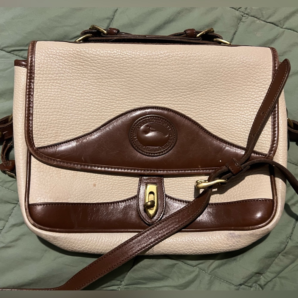 Vintage White Dooney and Burke Crossbody
